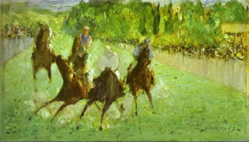 Edouard Manet At The Races